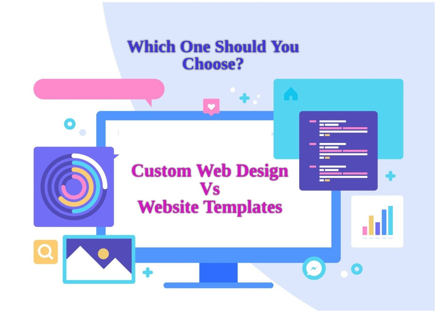 custom vs template web design